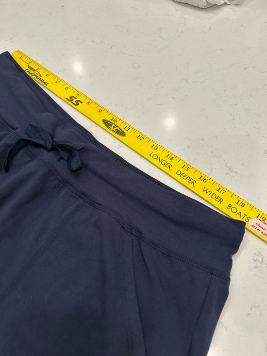 Athletic Works Navy Blue Knit Capris with Drawstring Waistband - Picture 6 of 7